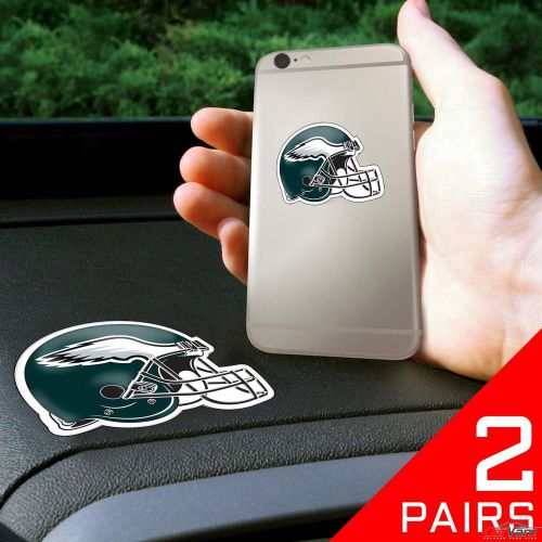Fanmats - 2 pairs of nfl philadelphia eagles dashboard phone grips 13114