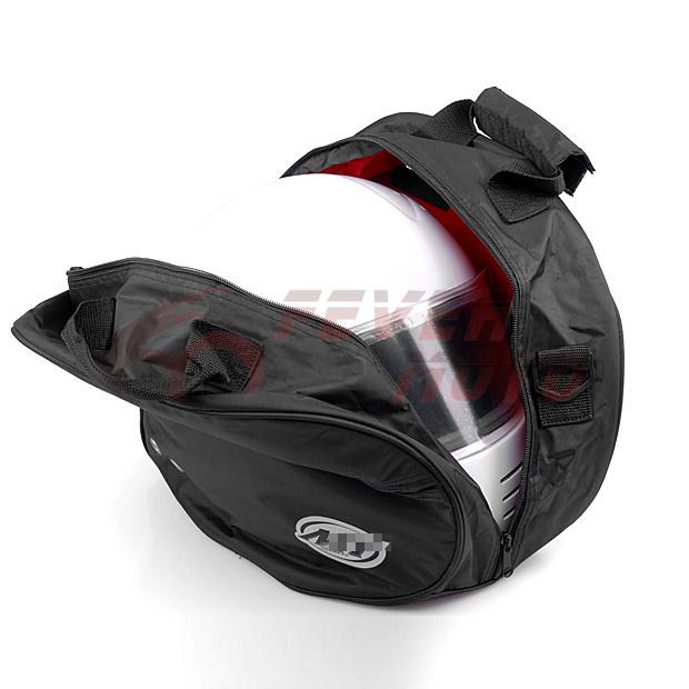 Soft lining heavy-duty nylon deluxe motorcycle bike helmet bag carrier hand kit