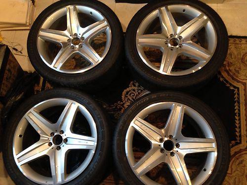 Mercedes benz gl 21inch amg rims w/continental cross contact tires 295/40/21