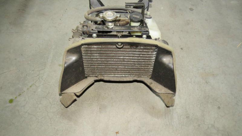 Honda radiator fan bracket assembly ch250 ch 250 elite 1985 scooter