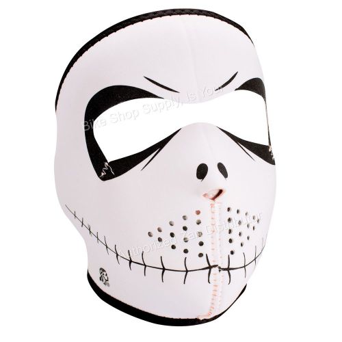 Zan headgear wnfm096, neoprene full mask, skelly reverses to pumpkin facemask