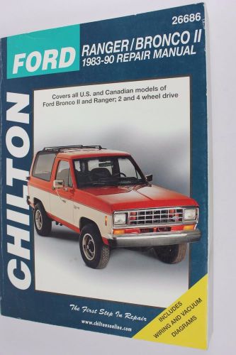 Chilton ford ranger bronco ii 1983 1990 repair manual #26686 2wd 4wd us &amp; canada