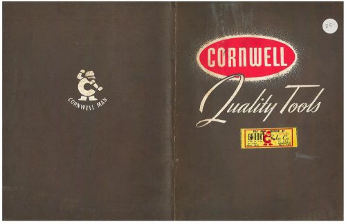 Antique 30&#039;s-1948 cornwell chevy ford general auto tools manual catalog 25