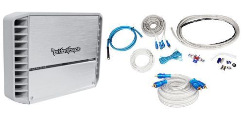 Rockford fosgate punch pm400x4 400 watt marine boat 4-channel amplifier+amp kit