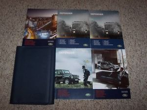 2012 land rover defender factory original owner&#039;s owners manual set