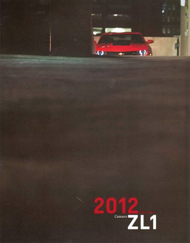 2012 chevrolet zl1 camaro full brochure catalog mint new