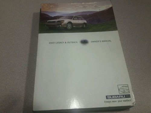 2003 legacy and outback owners manual