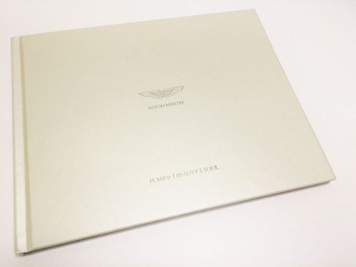 Aston martin power beauty soul full line brochure 84 page hardcover book english