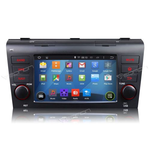 Double 2din 7&#034;hd android car stereo gps navigation radio wifi ipod for mazda 3