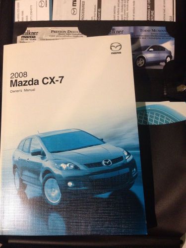 2008 mazda cx-7 owner&#039;s manual new with cover