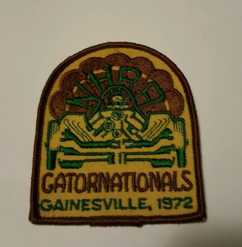 1972  gatornationals nhra jacket patch