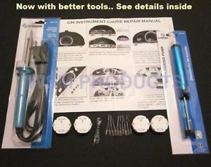 4x stepper motors gauge instrument cluster repair kit x27 168 bulbs tools