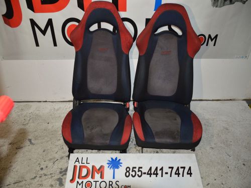 Jdm subaru wrx impreza sti gc8 v5 - v6 front seats version 5 version 6