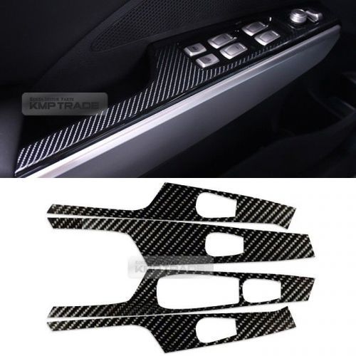 Interior window switch 5d glossy shiny carbon decal for ssangyong 15-17 tilvoli