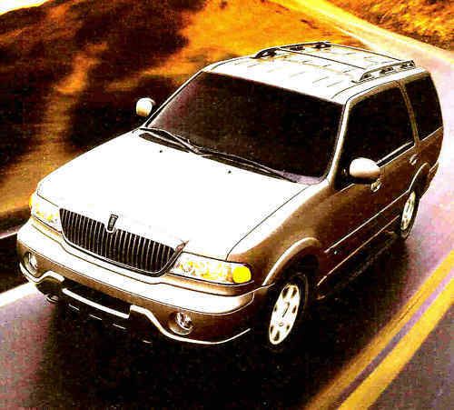2001 lincoln navigator limited edition factory brochure