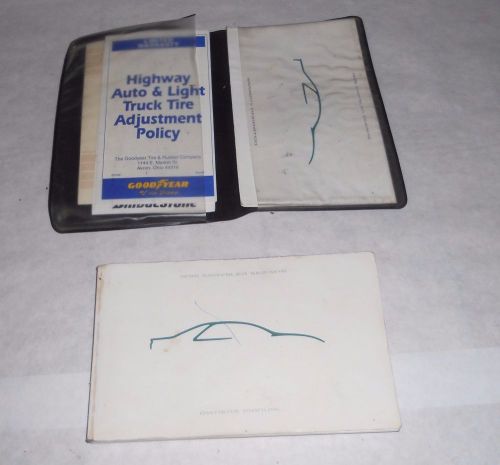 1995 chrysler sebring owner&#039;s manual literature and case owner booklet used