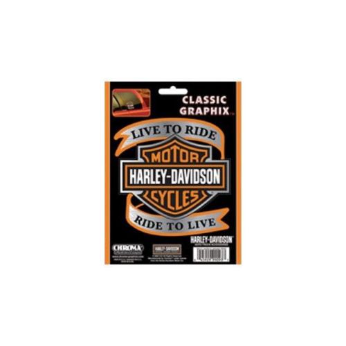 Harley-davidson - live to ride with bar &amp; shield - c99093