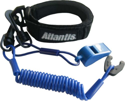 Atlantis pro floating wrist/jacket tethercord/lanyard (blue)