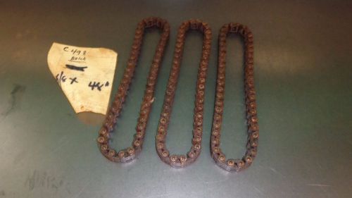 Lot of (3) new vintage timing chains c498 buick 400 430 455