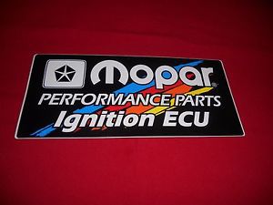 Mopar performance parts ignition ecu decal 426 hemi charger plymouth road runner