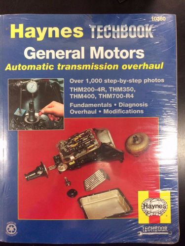 Haynes manual #10360 general motors transmission overhaul
