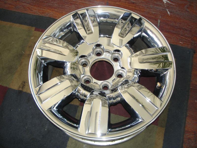2009-2012 ford f150 f 150 18" factory oem chrome cladded alloy wheel rim 3785