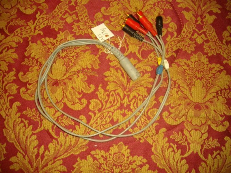 Vintage a/d/s/ ads powerplate amplifier 8 pin din cable plus adapter 202  