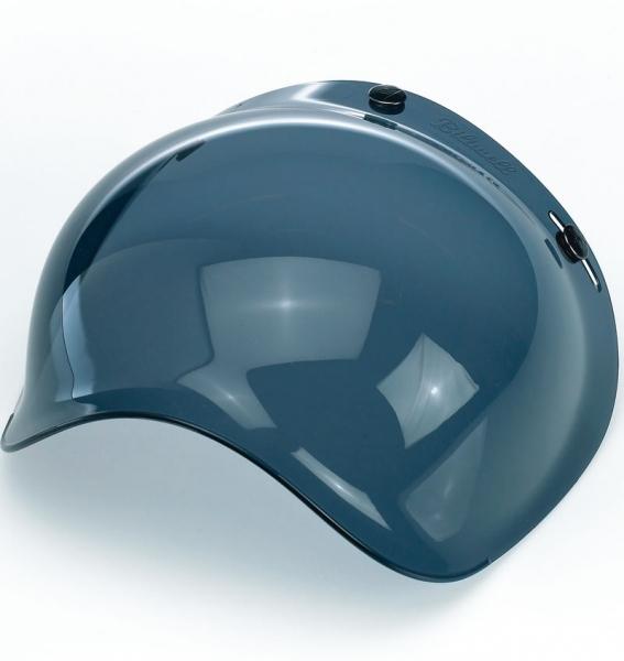 Biltwell bubble shield visor for 3-snap helmets - smoke