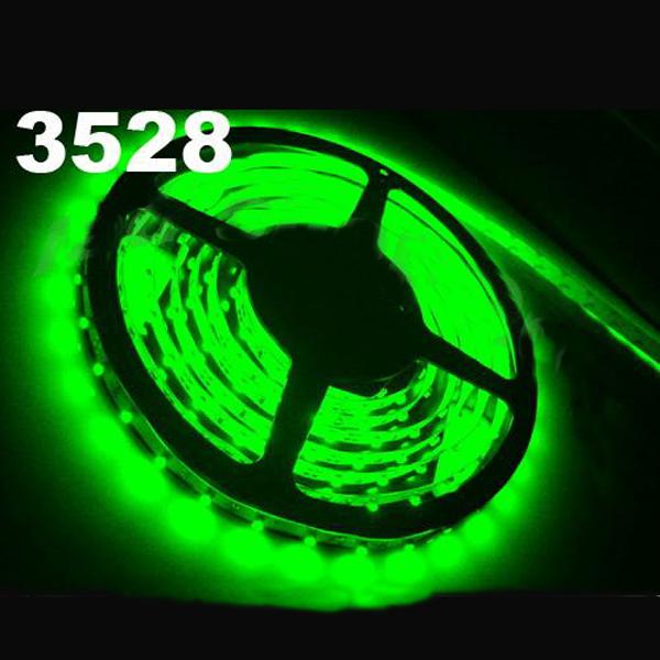  cool green 3528 non-waterproof 300 led smd flexible led strip lights 5m 60leds/