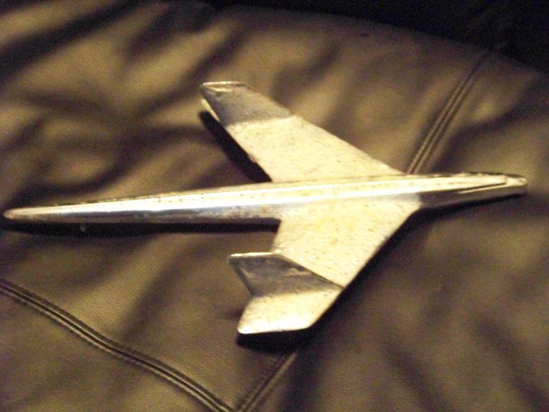 50s chevy plane hood emblem