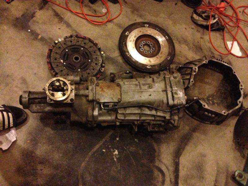 2003-2004 mustang cobra t56 6 speed swap transmission complete will fit 96-04
