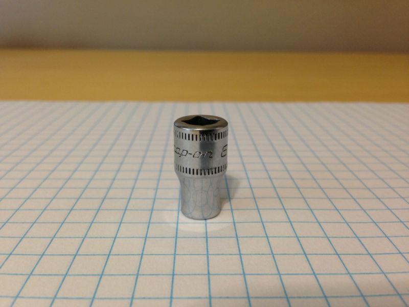 Snap-on 1/4" drive 6mm shallow 6 point socket