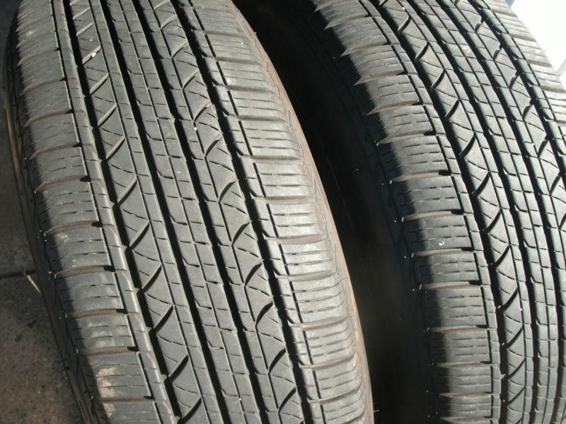 2) 225/65/17 milestar ms-932 sport!  no repairs and 7.8-8.5/32nds of tread