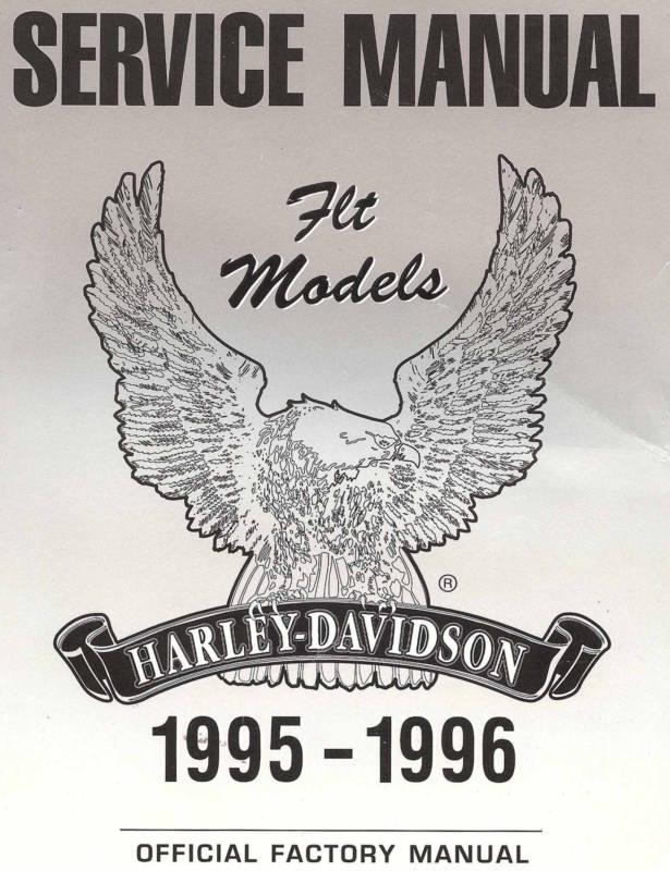 1995 & 1996 harley-davidson flt models service manual -flhr-flht-flhtc-flhtcui