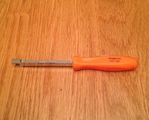 Snap on - pocket  spark plug gaping tool - orange handle - part#  fbp1