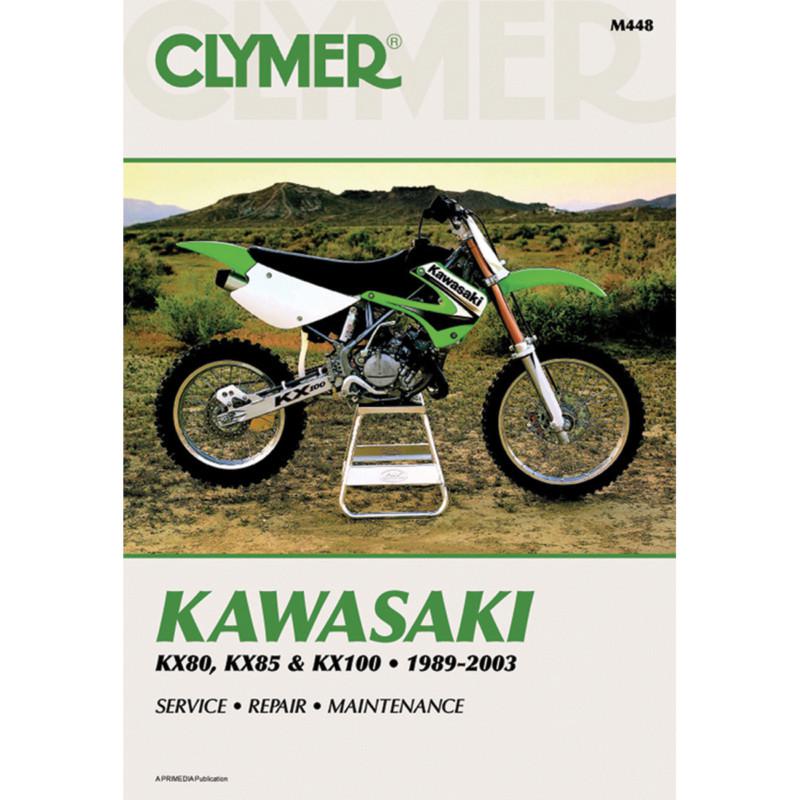 Clymer m448-2 repair service manual kawasaki kx80 91-00, kx85 01-03, kx100 89-03