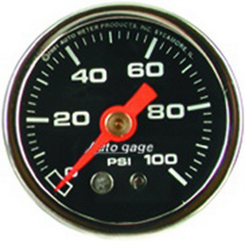 Auto meter 2174 autogage; fuel pressure gauge