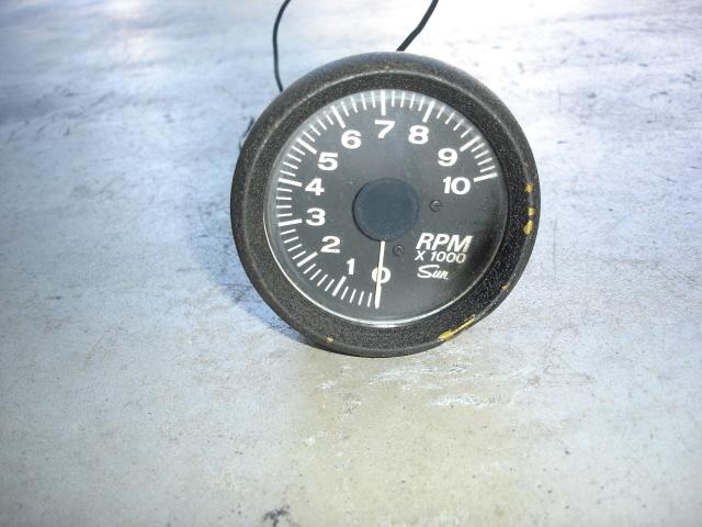 Sun tachometer 12v mach 450,tach,vintage,ford chevrolet,hotrod,chrysler,dodge