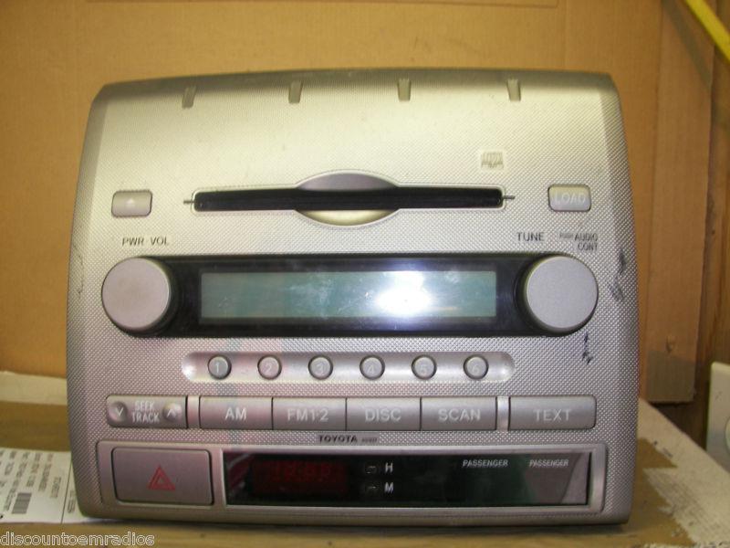 05-08 toyota tacoma radio 6 disc cd player a51837 86120-04131  *