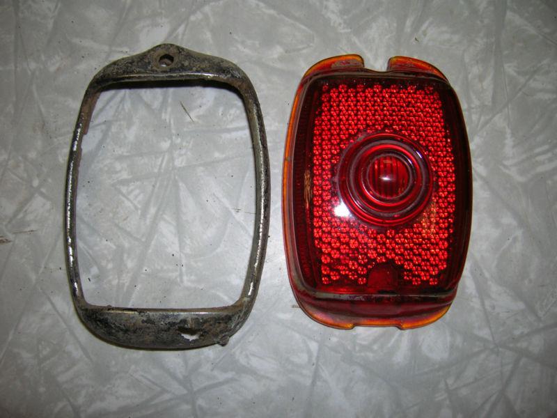 Vintage stop ray glass tail light 1947-1953 chevy gmc truck ratrod