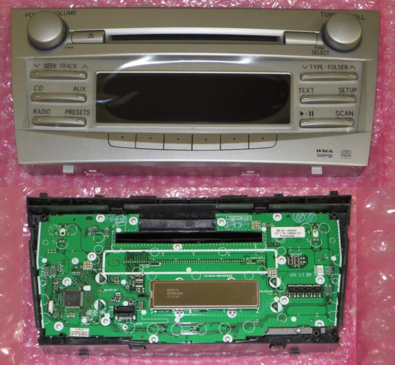 New oem faceplate for 07-08-09-10-11 toyota camry cd mp3 radio a51888