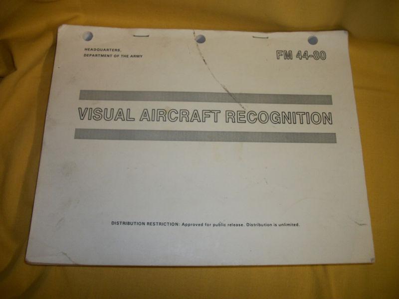 Soldiers manual, visual aircraft recognition, fm 44-80 1996