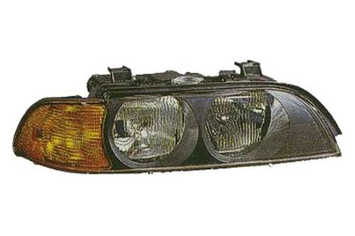 Replace bm2502108 - 1997 bmw 5-series front lh headlight assembly halogen