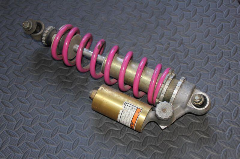  rear shock with pink spring fits 1987-2006 yamaha banshee