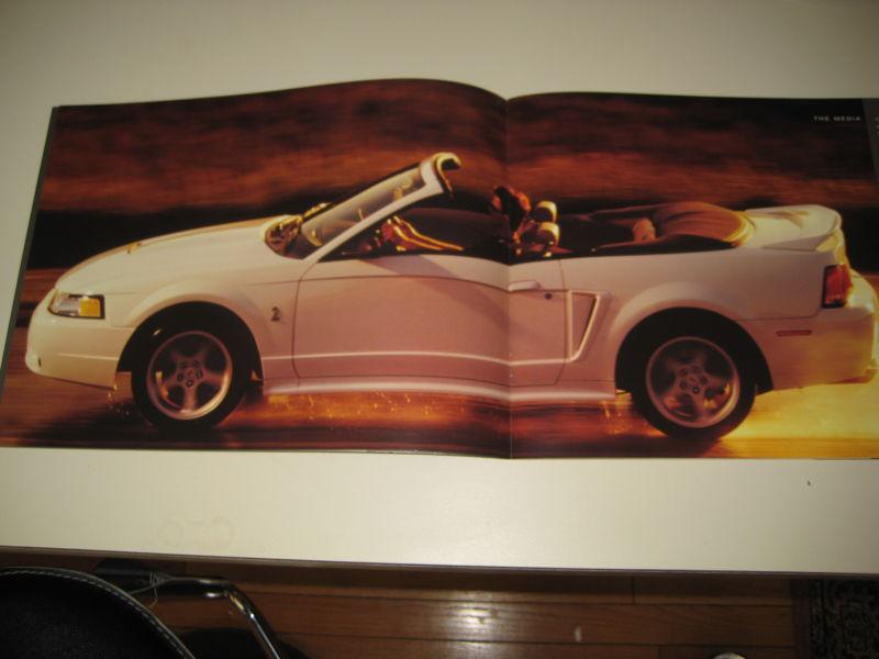 2000 ford mustang svt cobra shelby convertible r  dealer catalog brochure 