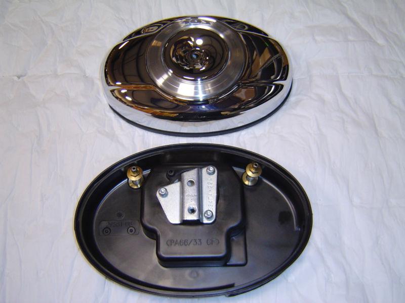 Harley davidson softail air cleaner housing with backing plate