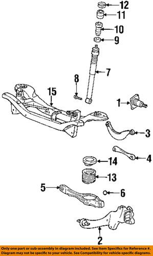 Ford oem 1m5z4a013ba rear suspension-spindle