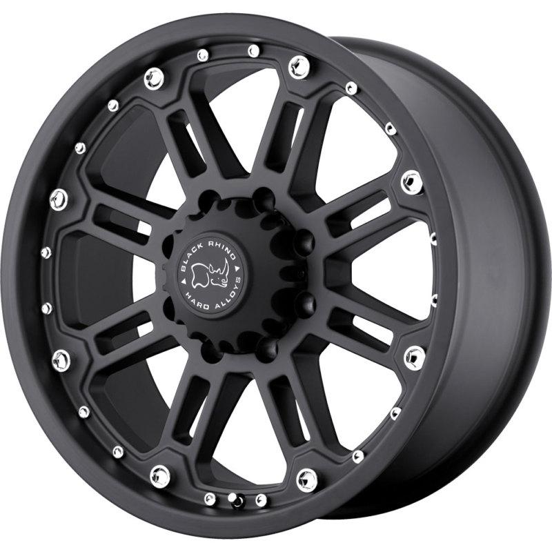 2 new 17x9  12 offset  6x139.7 black rhino rockwell black  wheels/rims