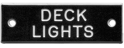 Bernard engraving ip006 nameplate-deck light pkg/5