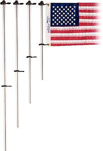 Taylor 916 aluminum flag pole with flag
